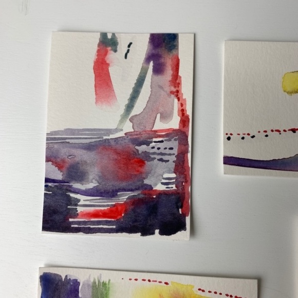 Watercolor Art Blank Cards - Picture 3 of 7